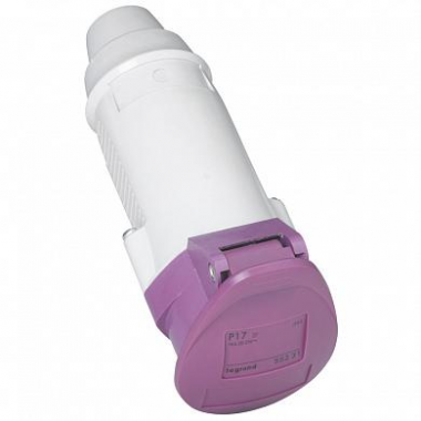 Фотография товара 'Legrand Мобильная розетка, P17 Tempra Pro, IP 44, 20/25 В~, 16 A, 2K 055231'