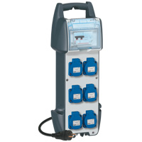 Фотография товара 'Legrand Переносной щиток P17 Tempra Pro IP 54 6 розеток 2К+З 16 А 058944'