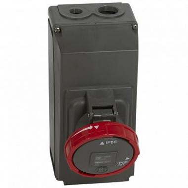 Фотография товара 'Legrand Розетка Hypra IP 66/67-55 3К+Н+3 63 А 059437'