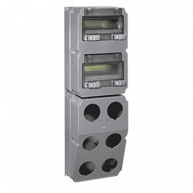 Фотография товара 'Legrand Сборный щиток Hypra с отверстиями для 6 разъёмов 16-32 А 059848'