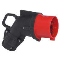 Фотография товара 'Legrand Угловая вилка Hypra IP 44 3К+З 32 А 052853'