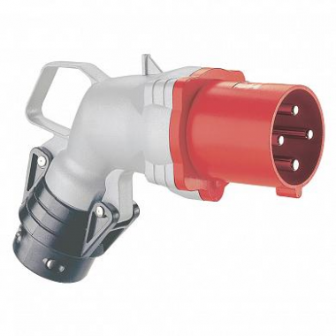 Фотография товара 'Legrand Угловая вилка Hypra IP 44 3К+З 63 А 053873'