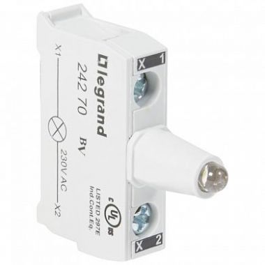 Фотография товара 'Legrand Osmoz Блок головки со встроенным светодиодом 230 В 024270'