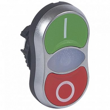 Фотография товара 'Legrand Osmoz Головка с двойными кнопками с потайным толкателем 024070'