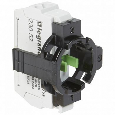 Фотография товара 'Legrand Контактный блок для головки Osmoz, с пружинными клемами, Н.О. 023052'