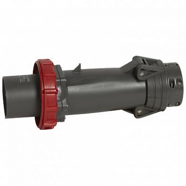 Фотография товара 'Legrand Вилка прямая Hypra 3К+Н+3 380/415В 125A, IP66/67-55 059523'