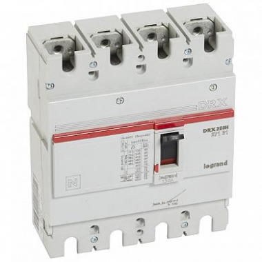 Фотография товара 'Legrand Drx250 фиксированный 150a 4p 36кА 027131'