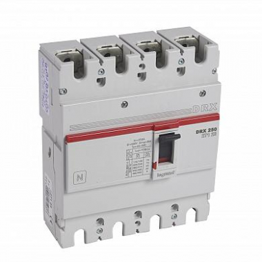 Фотография товара 'Legrand Авт. выключатель DRX250 термомагнитный 250A 4П 25KA 027123'