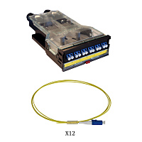 Фотография товара 'Legrand Кассета оптическая LC для 12 одномодовых волокон 032187'