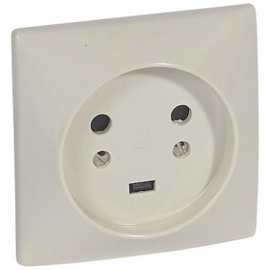 Фотография товара 'Legrand Розетка силовая 20А 2К+З, с защит. штрок. 055432'