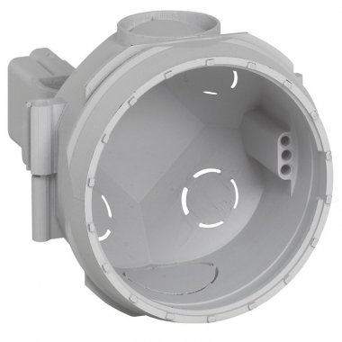 Фотография товара 'Legrand Batibox Коробка 1 местная под заливку в бетон с возможностью соединения, глубина 58 мм, 081941'