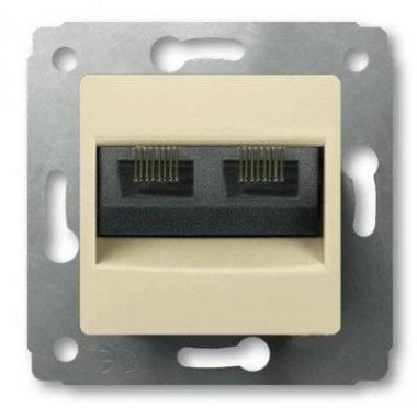 Фотография товара 'Legrand Cariva DIY Розетка 2 x RJ11 695921'