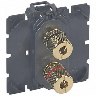 Фотография товара 'Legrand Celiane Розетка "Banana" для подключения акустических колонок 067312'