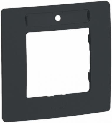 Фотография товара 'Legrand Рамка с держателем для маркировки 1 пост Etika 672586'