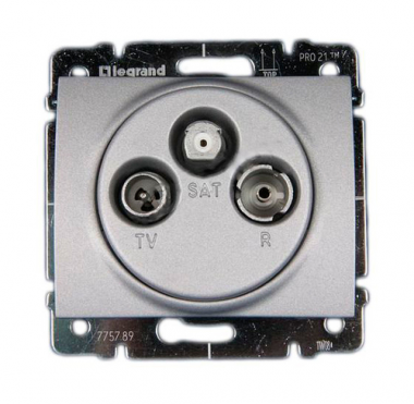 Фотография товара 'Legrand Galea Life DIY Розетка TV-FM-SAT 696848'