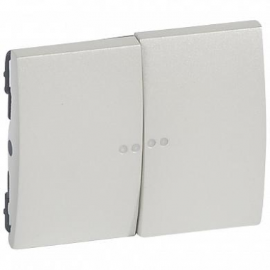 Фотография товара 'Legrand Лицевая панель Galea Life с индикацией, двойная 771579'