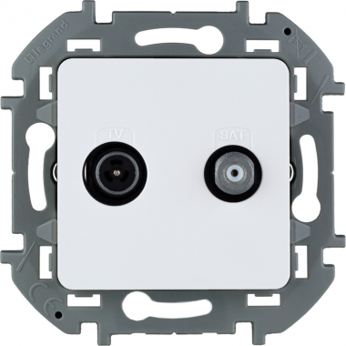 Фотография товара 'Legrand Inspiria Розетка TV/SAT "звезда" 673880'