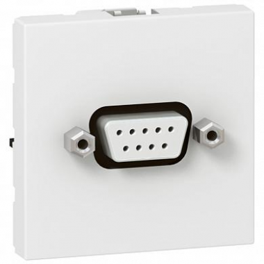 Фотография товара 'Legrand Mosaic Розетка SUB D9, под винт 078765'