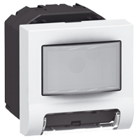 Фотография товара 'Legrand Выключатель подсветки с ИК датчиком Mosaic 2 модуля 078511'