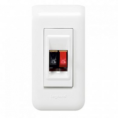 Фотография товара 'Legrand Розетка для колонок Mosaic, 1 модуль 078750'