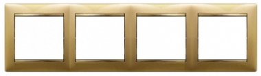 Фотография товара 'Legrand Valena Classic DIY Рамка 4 поста, горизонтальная 694368'
