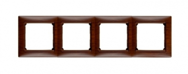 Фотография товара 'Legrand Valena Classic DIY Рамка 4 поста, горизонтальная 694369'