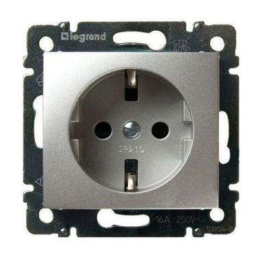 Фотография товара 'Legrand Valena Classic DIY Розетка 2К+З, 10/16А 230/250В 694342'
