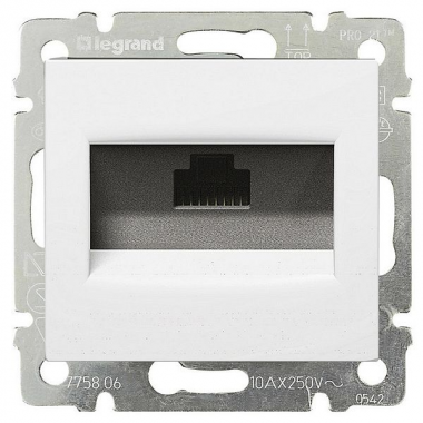 Фотография товара 'Legrand Valena Classic DIY Розетка RJ11 695336'