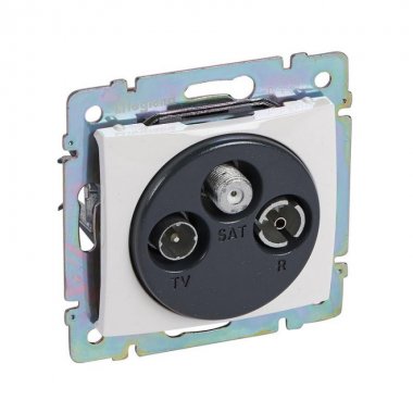 Фотография товара 'Legrand Valena Classic DIY Розетка TV-FM-SAT оконечная 10 дБ 694277'