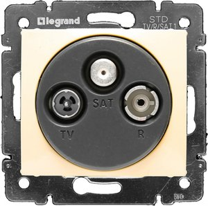 Фотография товара 'Legrand Valena Classic DIY Розетка TV-R-SAT, звезда 694373'