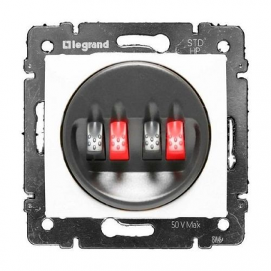 Фотография товара 'Legrand Valena Classic DIY Розетка для подключения колонок 694283'