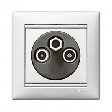 Фотография товара 'Legrand Valena Classic DIY РозеткаTV-FM-SAT звезда 695638'