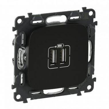 Фотография товара 'Legrand Valena Allure Зарядное утройство 2хUSB 754998'