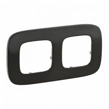 Фотография товара 'Legrand Valena ALLURE.Рамка "Черная сталь".2-постовая 755512'