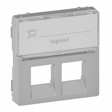 Фотография товара 'Legrand Valena Life Лицевая панель 2х RJ11, RJ45 с маркер. 755482'