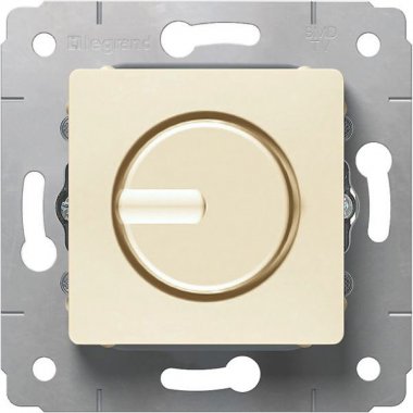 Фотография товара 'Legrand Светорегулятор поворотный, 300Вт, 230В, Cariva 773717'