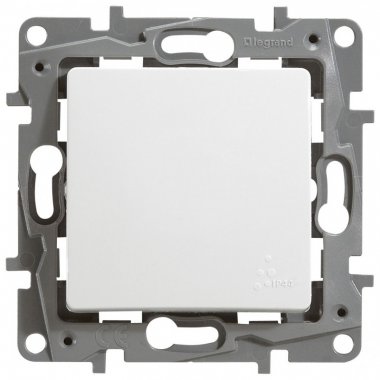 Фотография товара 'Legrand Выключатель без фиксации кнопка 6AX, ETIKA 672214'