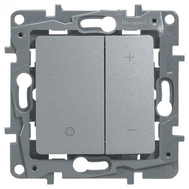 Фотография товара 'Legrand Светорегулятор нажимной, 400 Вт  ETIKA 672418'