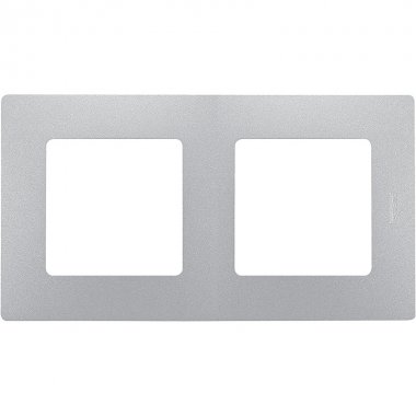 Фотография товара 'Legrand Рамка 2поста АЛМ ETIKA 672552'