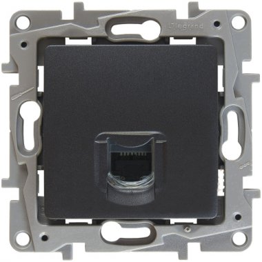 Фотография товара 'Legrand Модуль розетки RJ45, категория 6 ETIKA 672653'