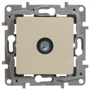 Фотография товара 'Legrand Модуль розетки TV, звезда, 2дБ, 5-862 мГц ETIKA 672351'