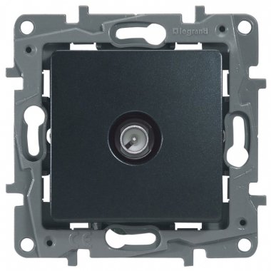 Фотография товара 'Legrand Модуль розетки TV проходной, 15дБ, 5-862 мГц ETIKA 672663'