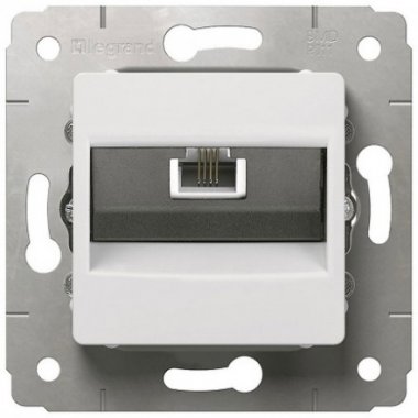 Фотография товара 'Legrand Розетка телефонная RJ11 Cariva 773638'