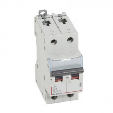 Фотография товара 'Legrand Автоматический выключатель, серия DX3, B1A 2-полюсный 407502'