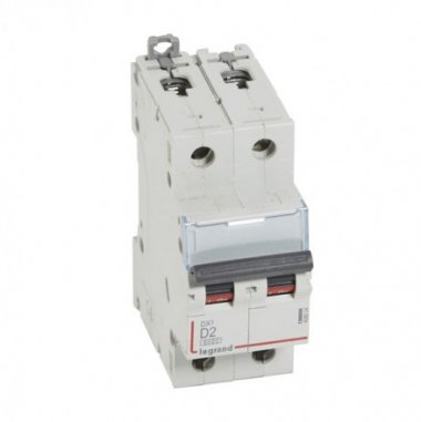 Фотография товара 'Legrand Автоматический выключатель, серия DX3, D2A 2-полюсный 408024'