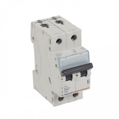 Фотография товара 'Legrand Автоматический выключатель, серия TX3, 2-полюсный 403875'