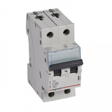 Фотография товара 'Legrand Автоматический выключатель, серия TX3 2-полюсный 403931'