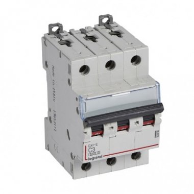 Фотография товара 'Legrand Автоматический выключатель, серия DX3-E, C3A 3-полюсный 407286'