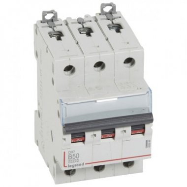 Фотография товара 'Legrand Автоматический выключатель, серия DX3, B3A, 16kA, 3-полюсный 408986'