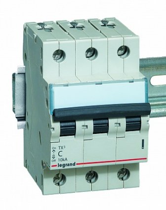 Фотография товара 'Legrand Автоматический выключатель, серия TX3 3-полюсный 403946'